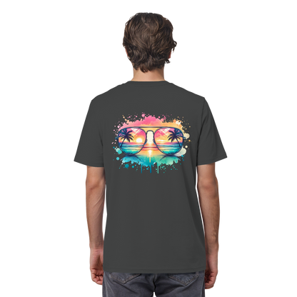 Tropical Sunset Glasses - Organic Shirt