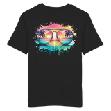 Tropical Sunset Glasses - Organic Shirt