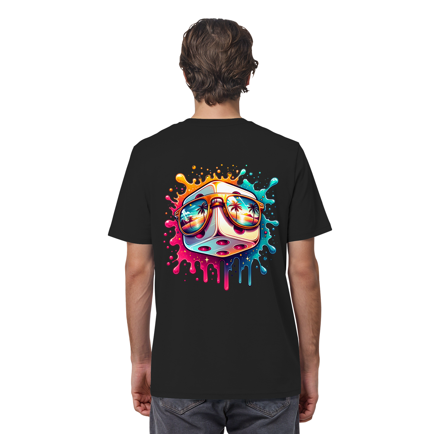 Sunset Vibes Dice - Organic Shirt