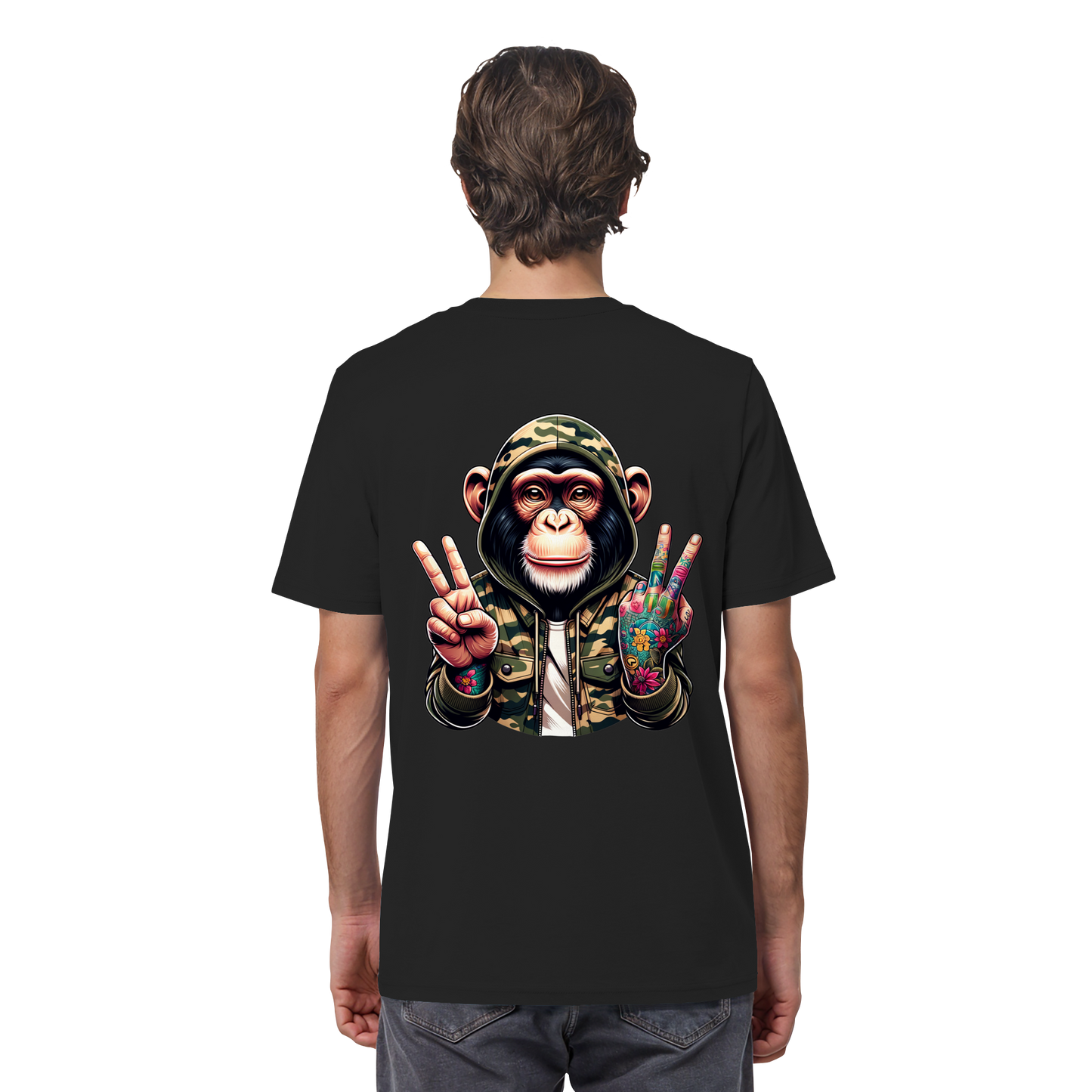 Jungle Ink Monkey - Organic Shirt