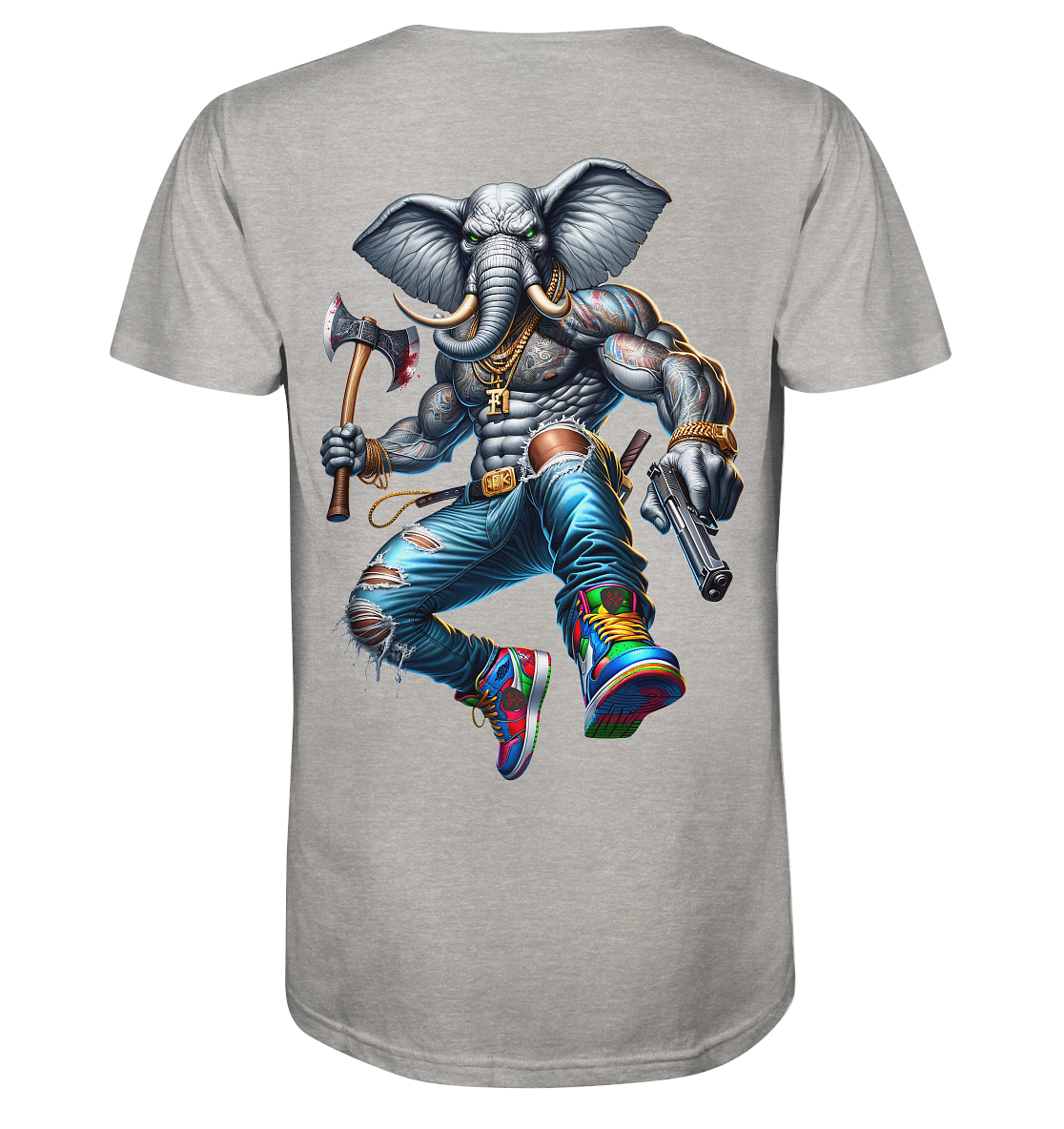 Street King Elefant - Organic Shirt