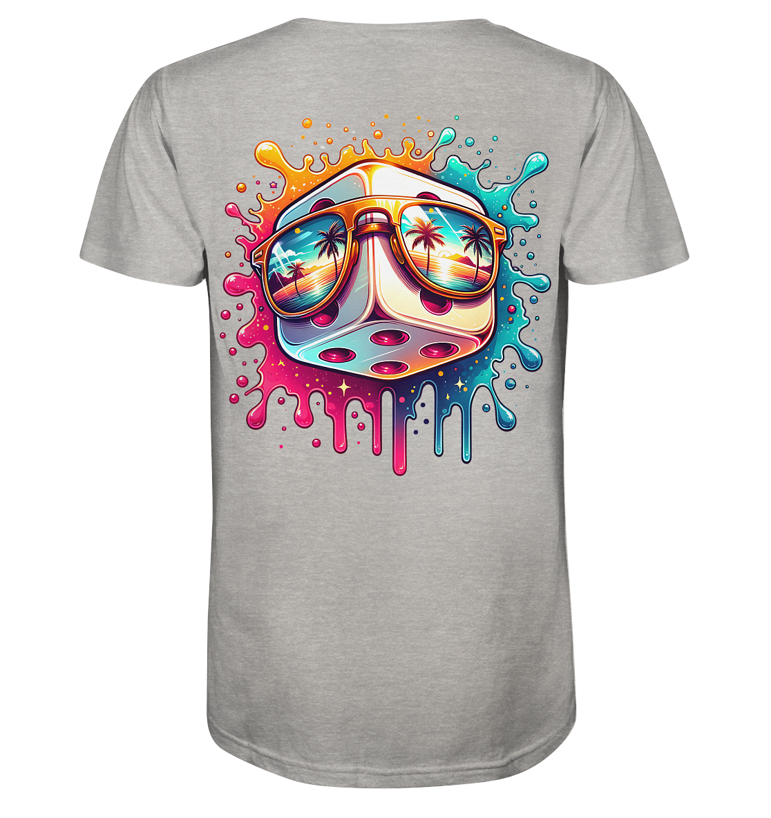 Sunset Vibes Dice - Organic Shirt