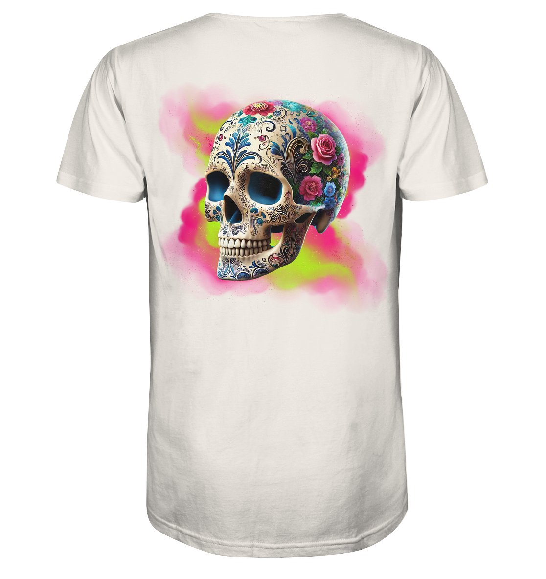 Floral Skull - Organic Shirt