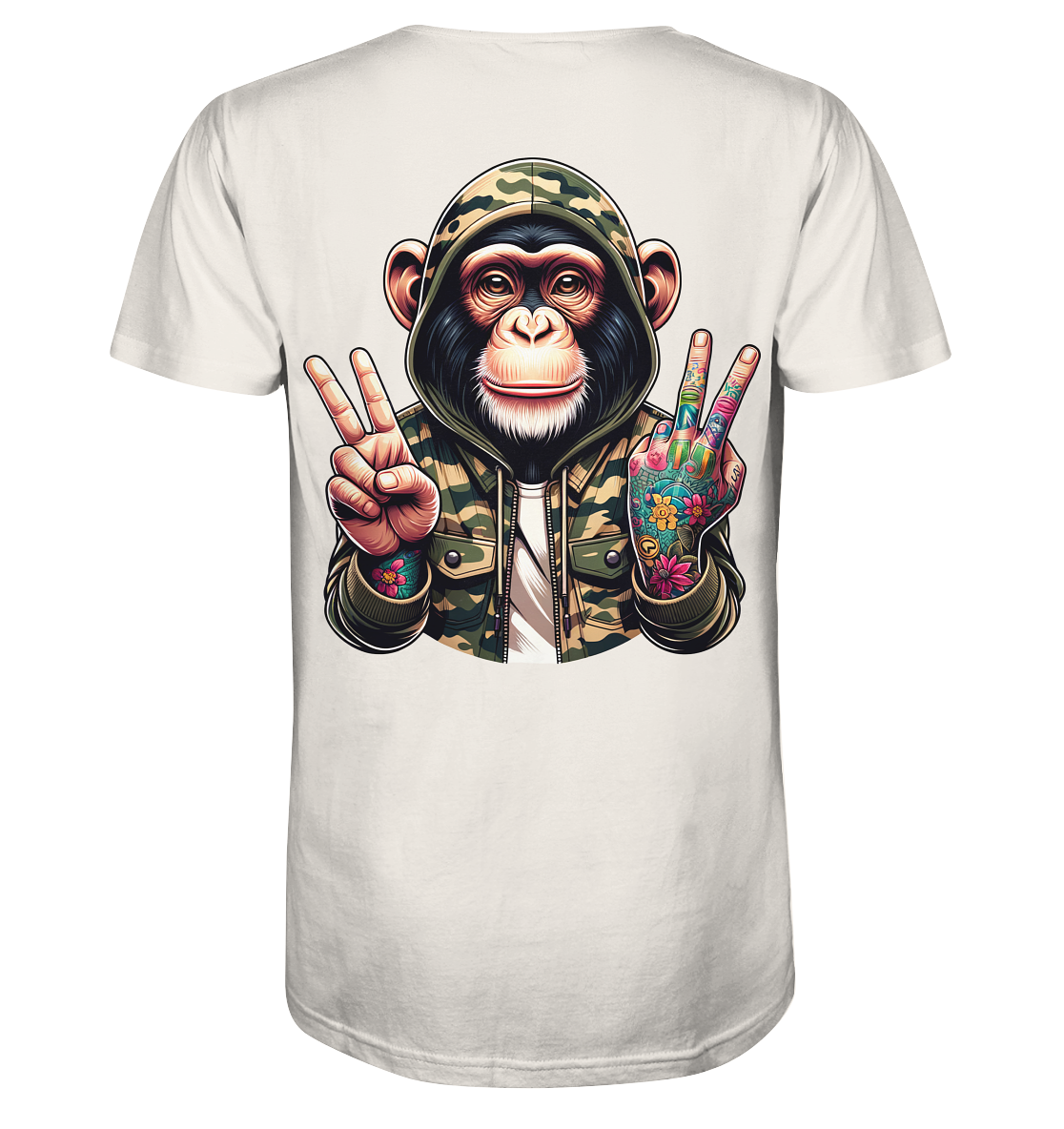 Jungle Ink Monkey - Organic Shirt