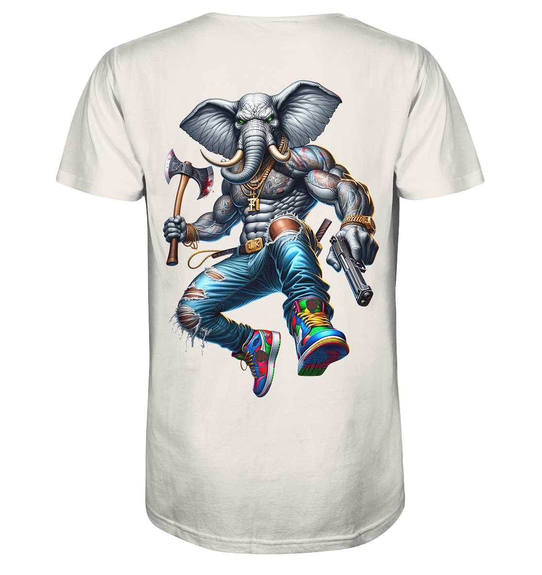Street King Elefant - Organic Shirt