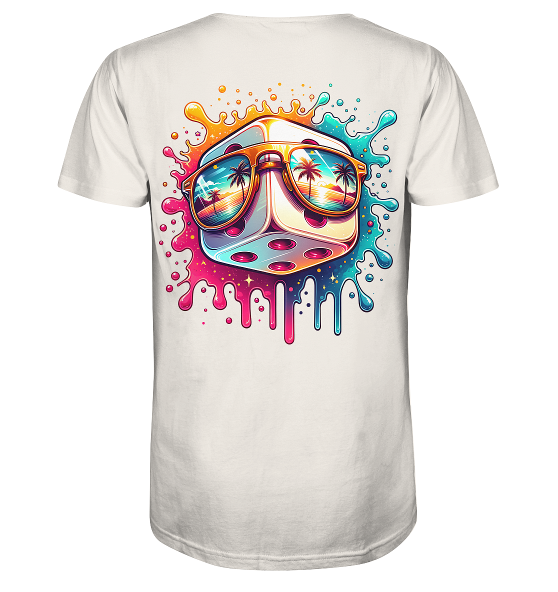 Sunset Vibes Dice - Organic Shirt