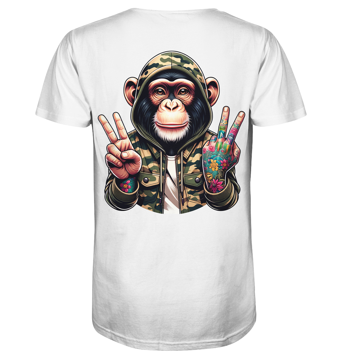 Jungle Ink Monkey - Organic Shirt