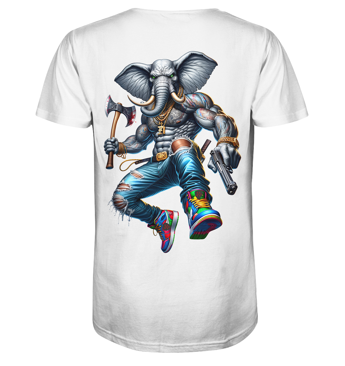 Street King Elefant - Organic Shirt