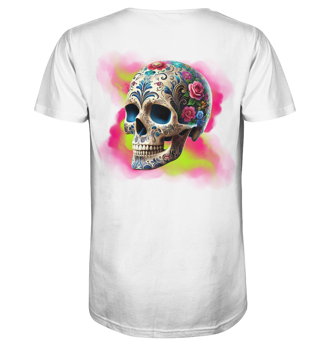 Floral Skull - Organic Shirt