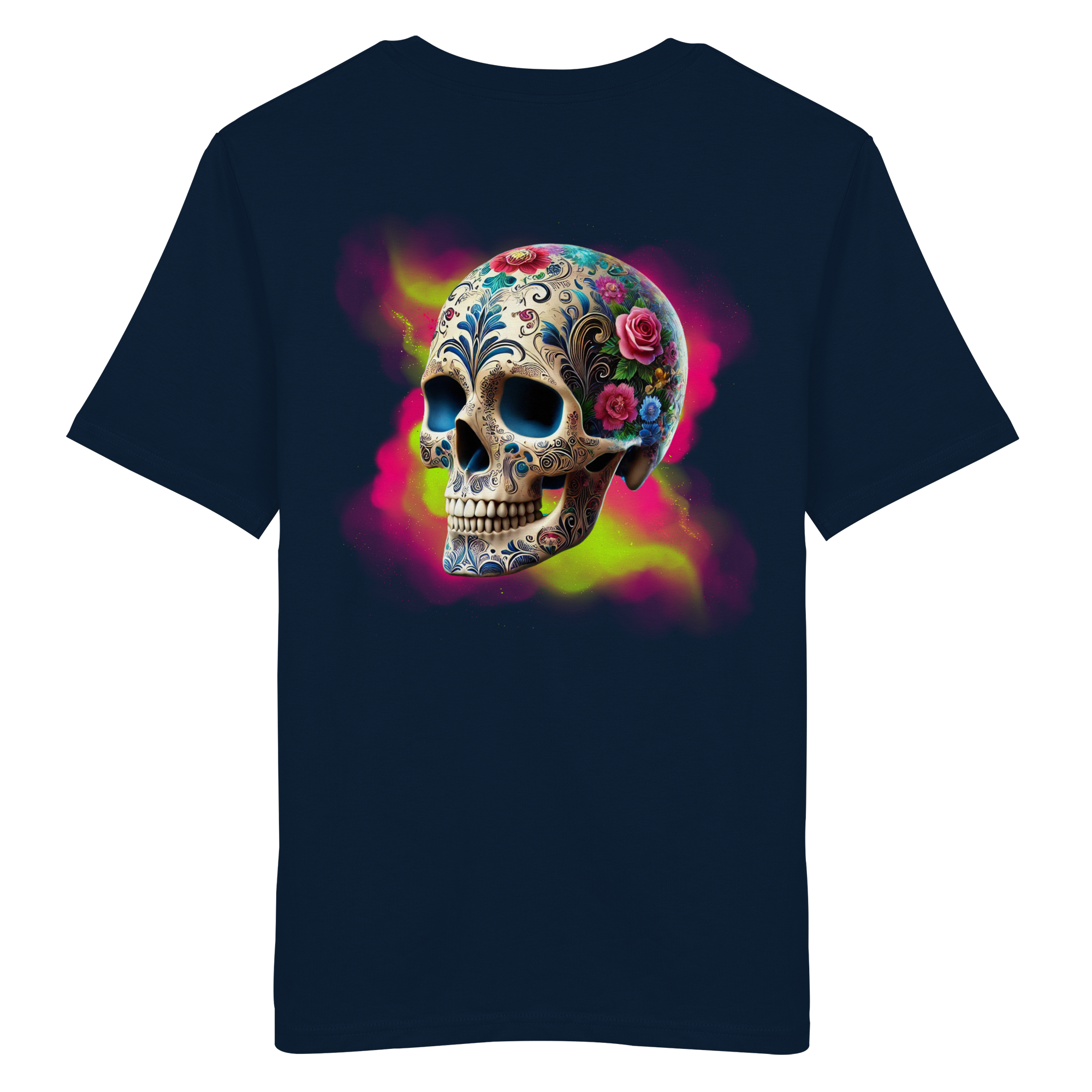 Crâne floral - Chemise bio