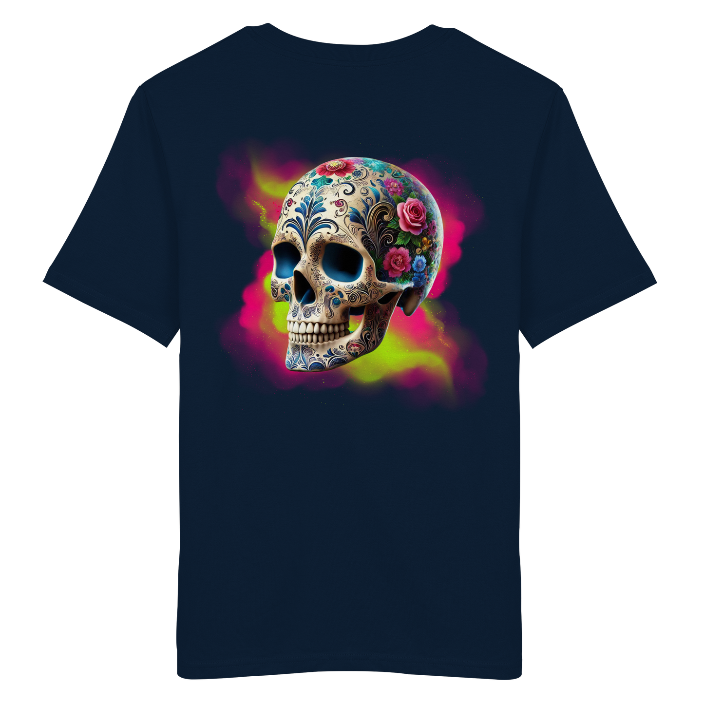 Floral Skull - Organic Shirt