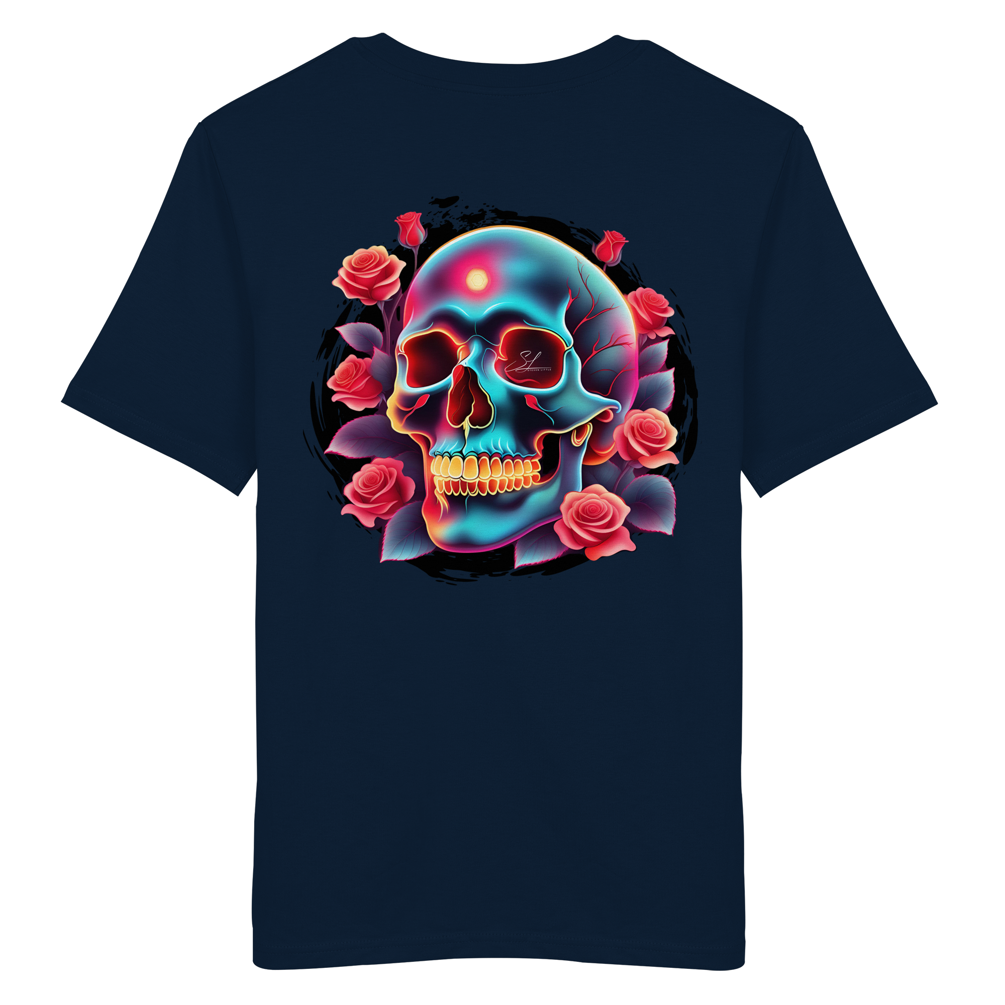Glow Skull - T-shirt bio