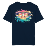 Tropical Sunset Glasses - Organic Shirt