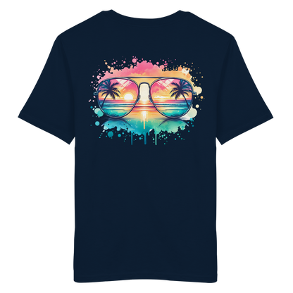 Tropical Sunset Glasses - Organic Shirt