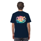 Tropical Sunset Glasses - Organic Shirt