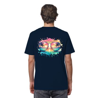 Tropical Sunset Glasses - Organic Shirt