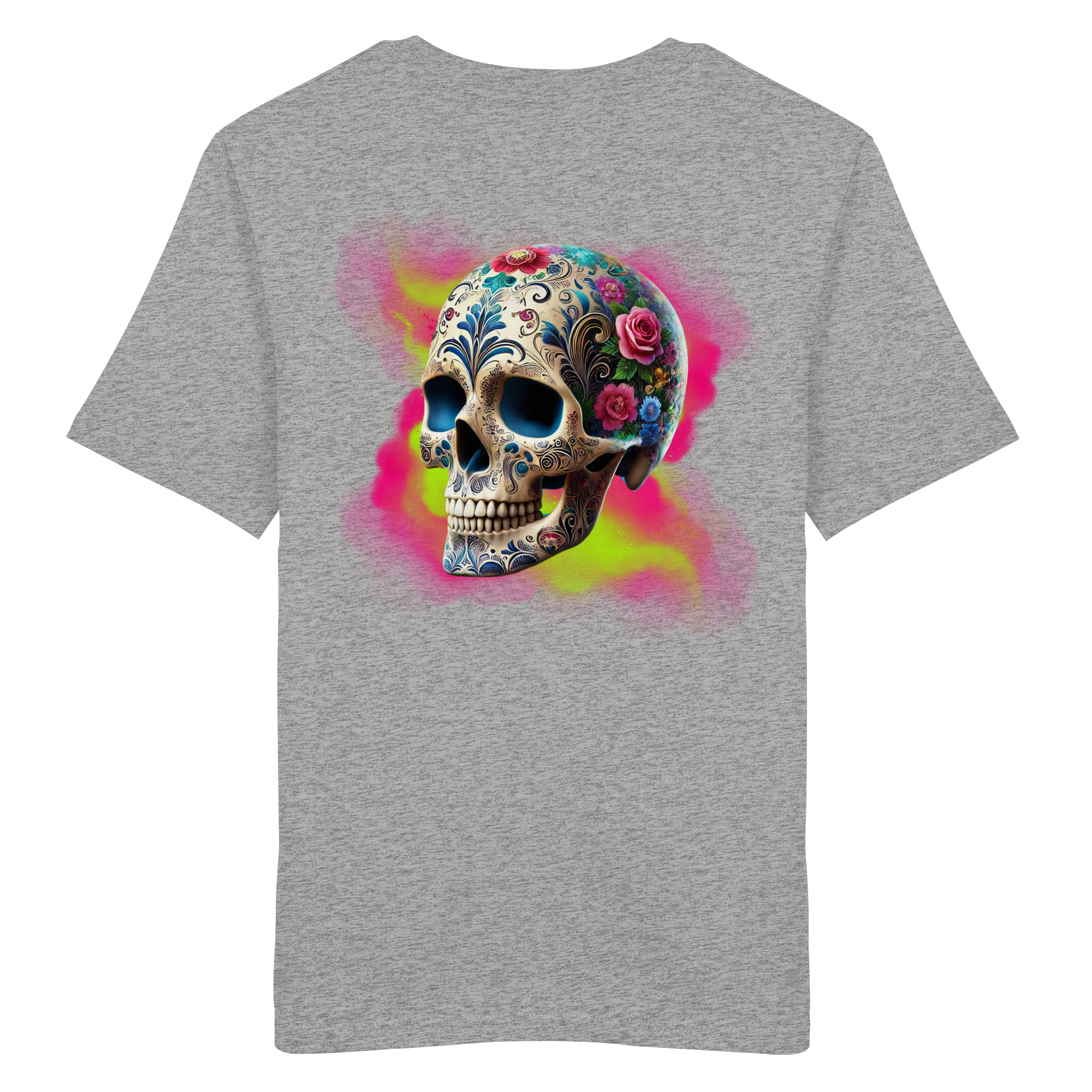 Crâne floral - Chemise bio