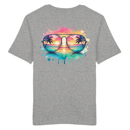 Tropical Sunset Glasses - Organic Shirt