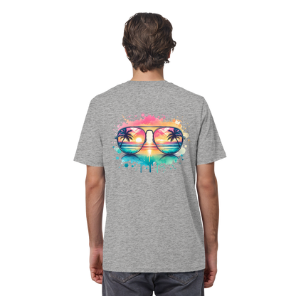 Tropical Sunset Glasses - Organic Shirt