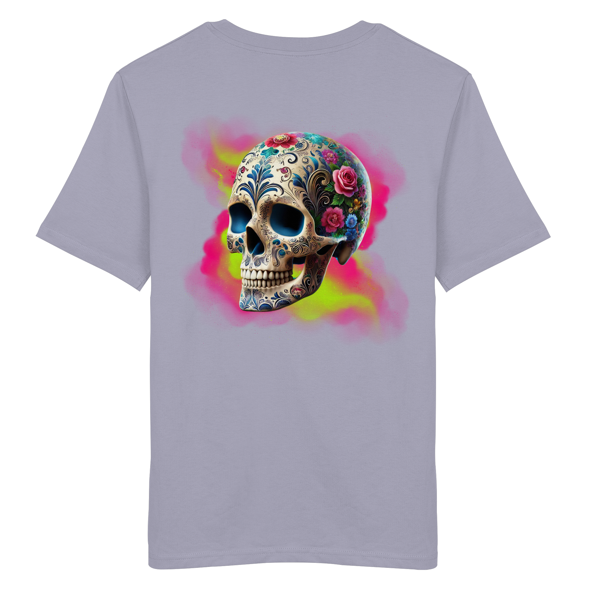 Crâne floral - Chemise bio