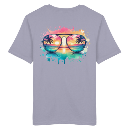 Tropical Sunset Glasses - Organic Shirt