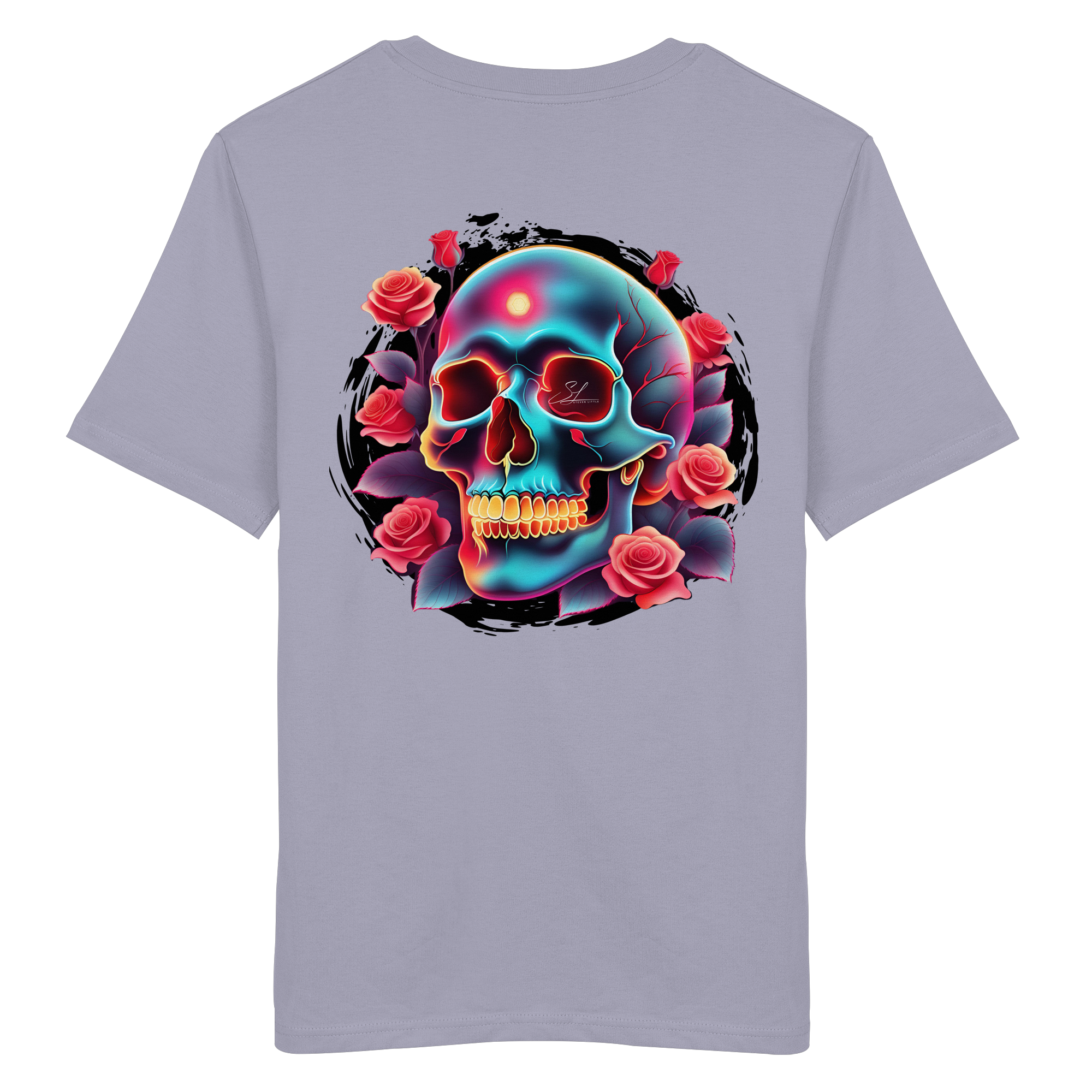Glow Skull - T-shirt bio