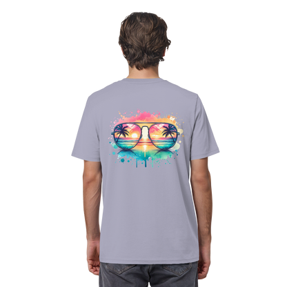 Tropical Sunset Glasses - Organic Shirt