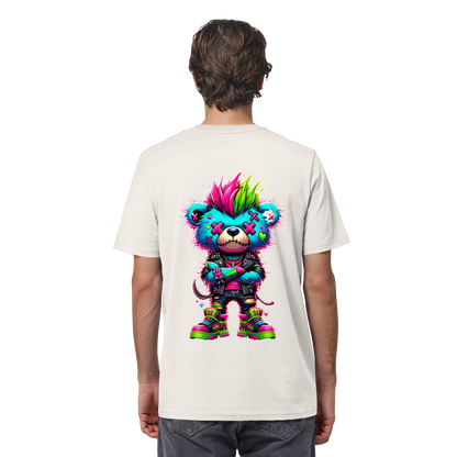Punk Neon Teddy - Organic Shirt