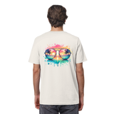 Tropical Sunset Glasses - Organic Shirt