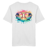 Tropical Sunset Glasses - Organic Shirt