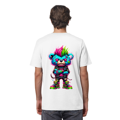 Punk Neon Teddy - Organic Shirt