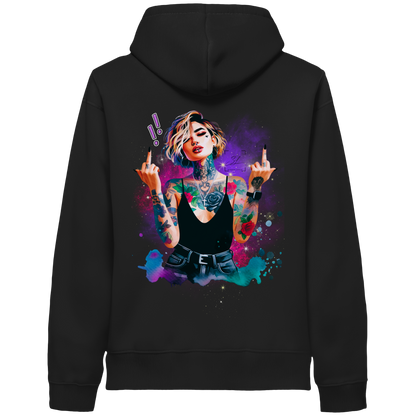 Rebel Rose - Organic Hoodie