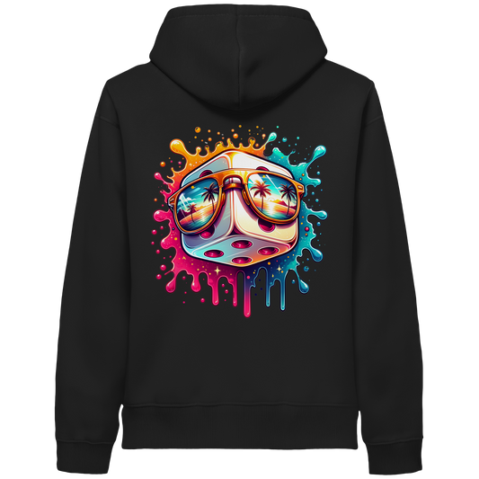 Sunset Vibes Dice - Organic Side Pocket Hoodie