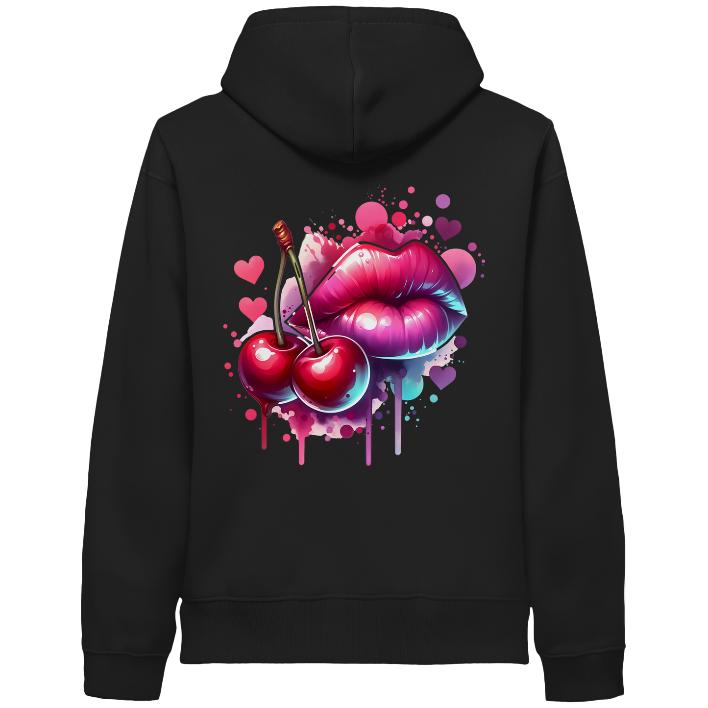 Cherry Kiss - Organic Hoodie