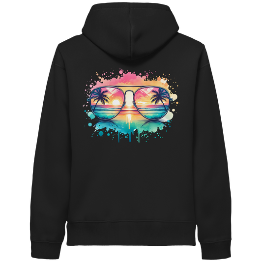 Tropical Sunset Glasses - Organic Hoodie