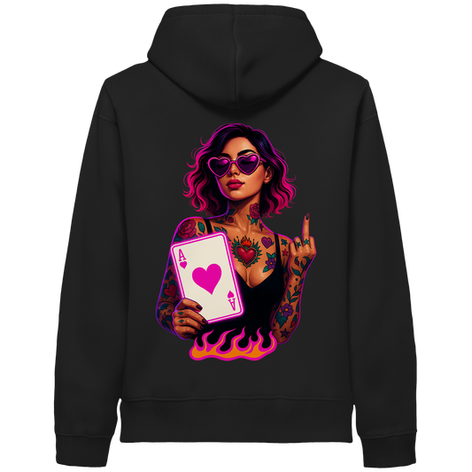 Queen of Hearts - Organic Hoodie