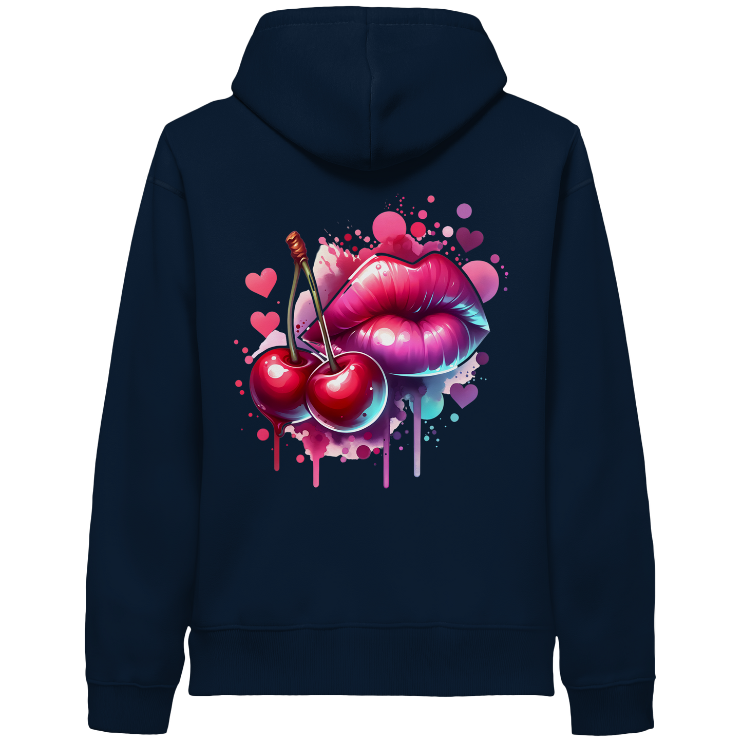 Cherry Kiss - Organic Hoodie