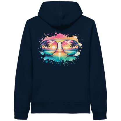 Tropical Sunset Glasses - Organic Hoodie