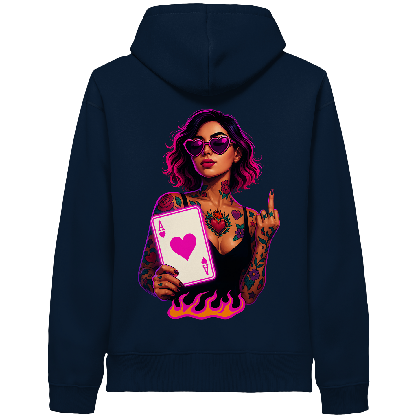 Queen of Hearts - Organic Hoodie
