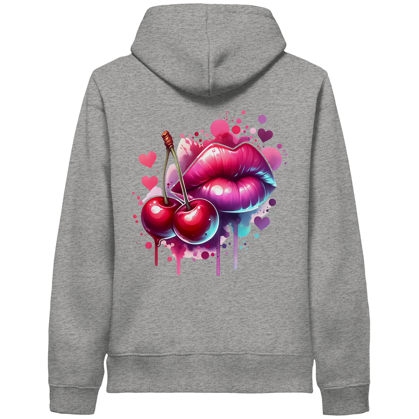 Cherry Kiss - Organic Hoodie