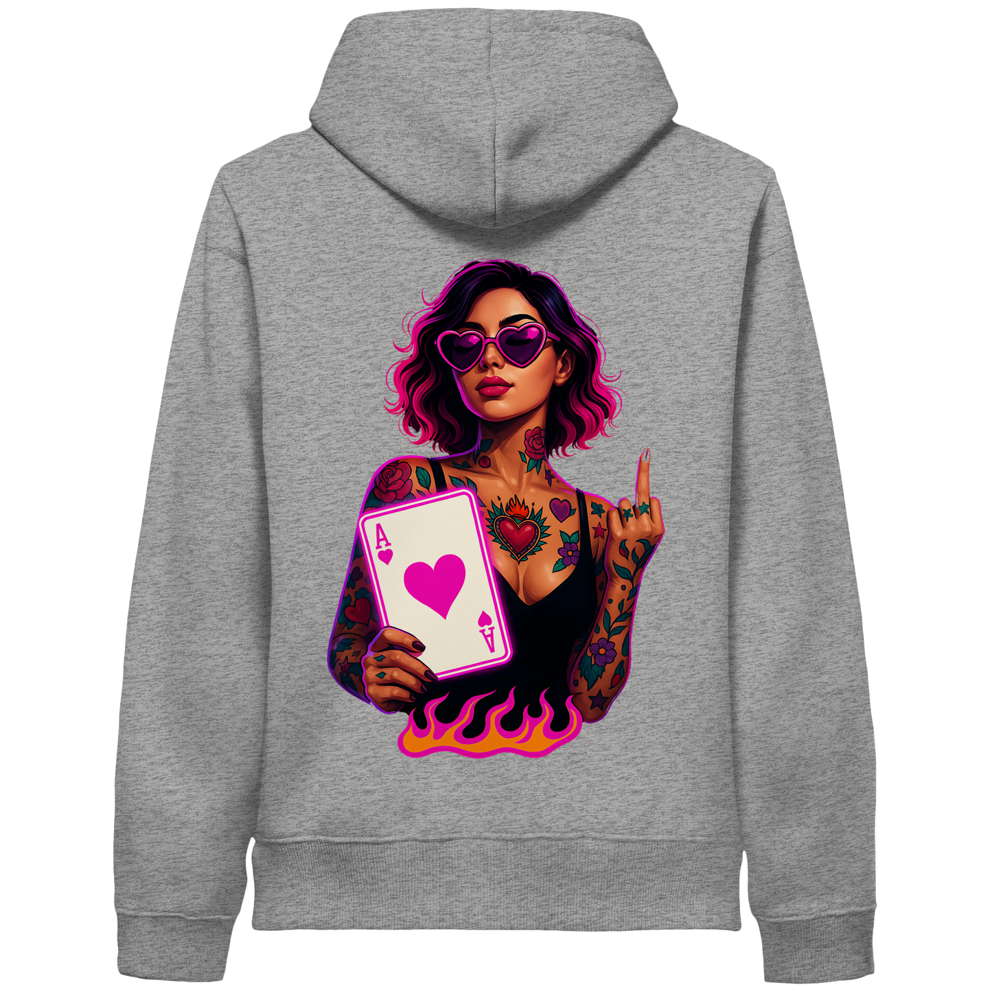 Queen of Hearts - Organic Hoodie