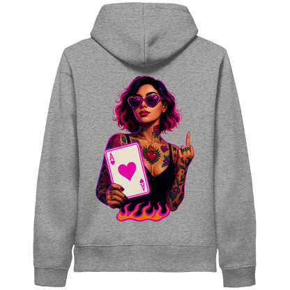 Queen of Hearts - Organic Hoodie