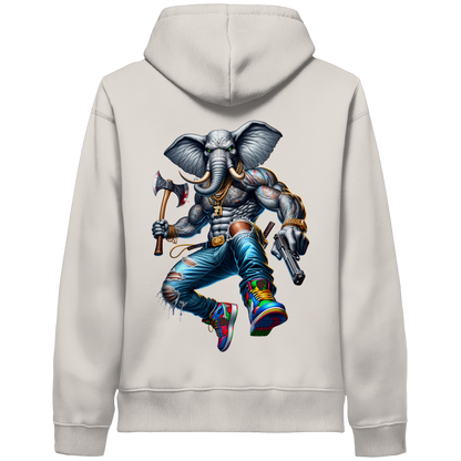 Street King Elefant - Organic Hoodie