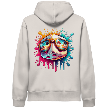 Sunset Vibes Dice - Organic Side Pocket Hoodie