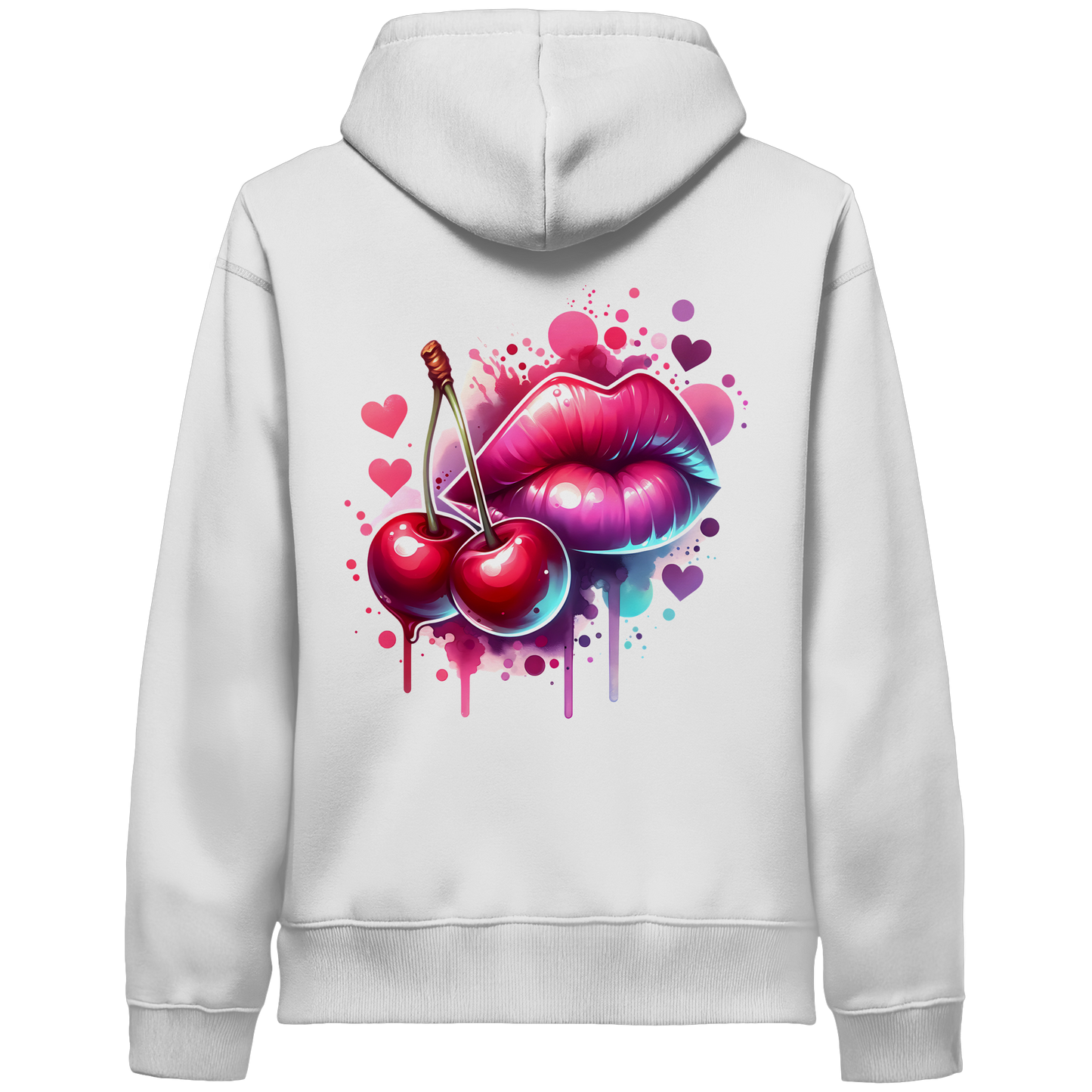 Cherry Kiss - Organic Hoodie