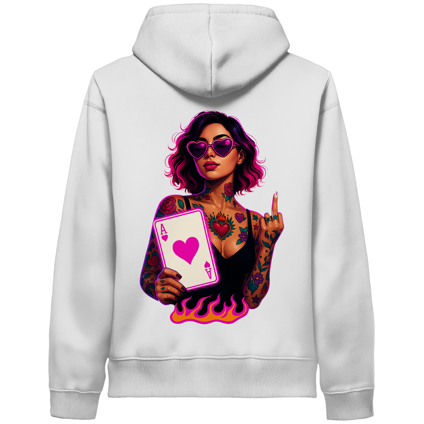 Queen of Hearts - Organic Hoodie