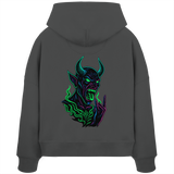 Neon Hellfire - Womens Organic Boxcut Hoodie