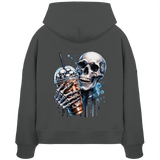 Chill Skull - Womens Organic Boxcut Hoodie