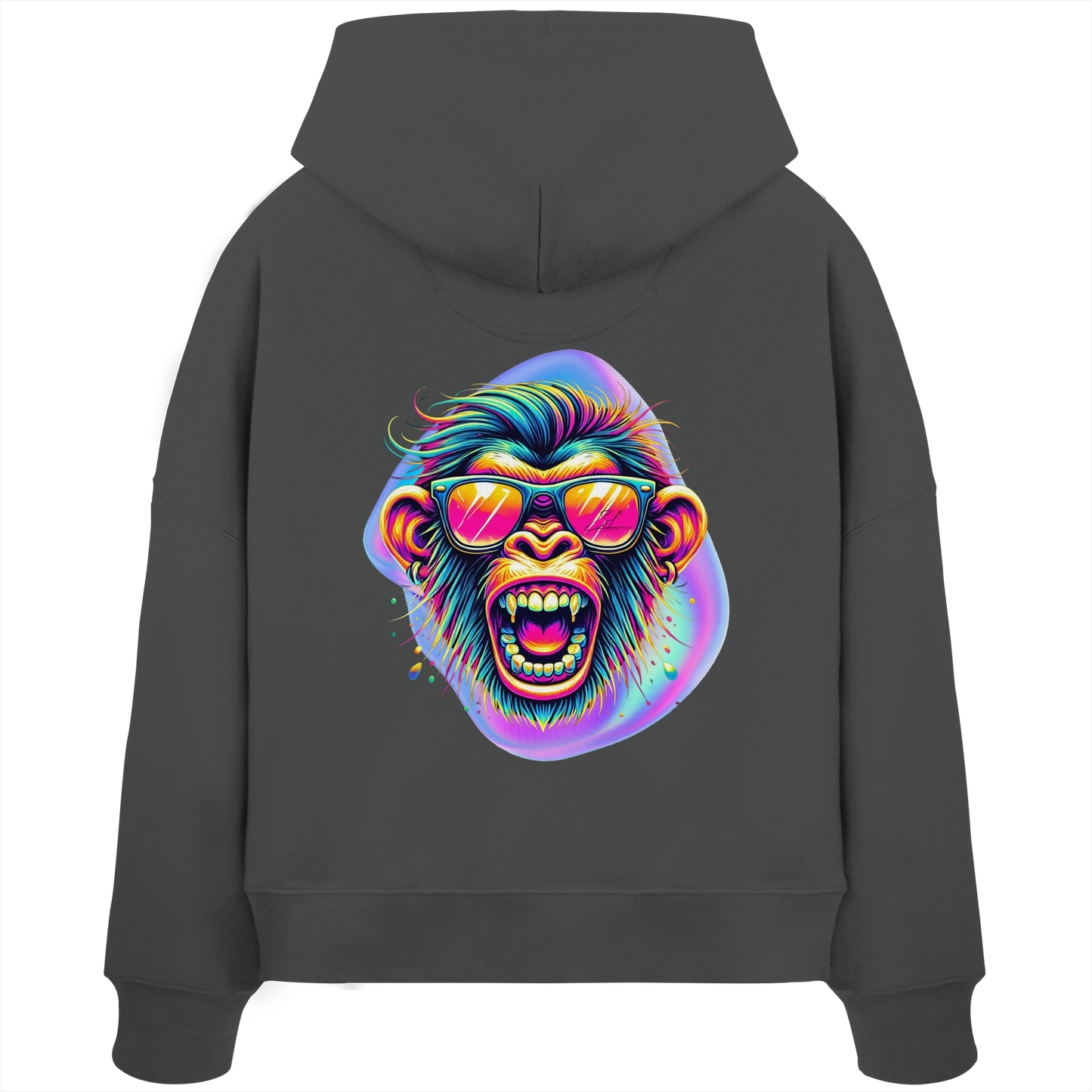 Crazy Chimp - Womens Organic Boxcut Hoodie