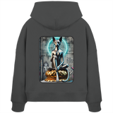 Mystic Cat - Womens Organic Boxcut Hoodie